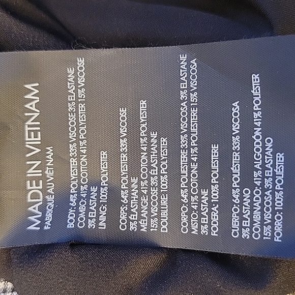 Club Monaco two-tone houndstooth plaid Benellie Skirt, Sz 10 - Picture 15 of 15